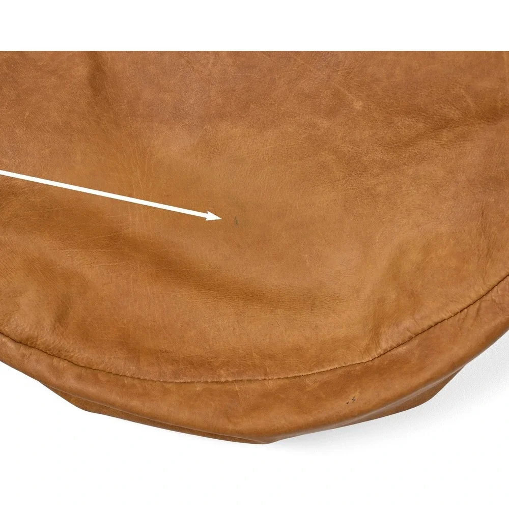 MARNI Light Brown Leather Hobo Shoulder Bag Italy Zip Pocket Magnetic Snaps Soft